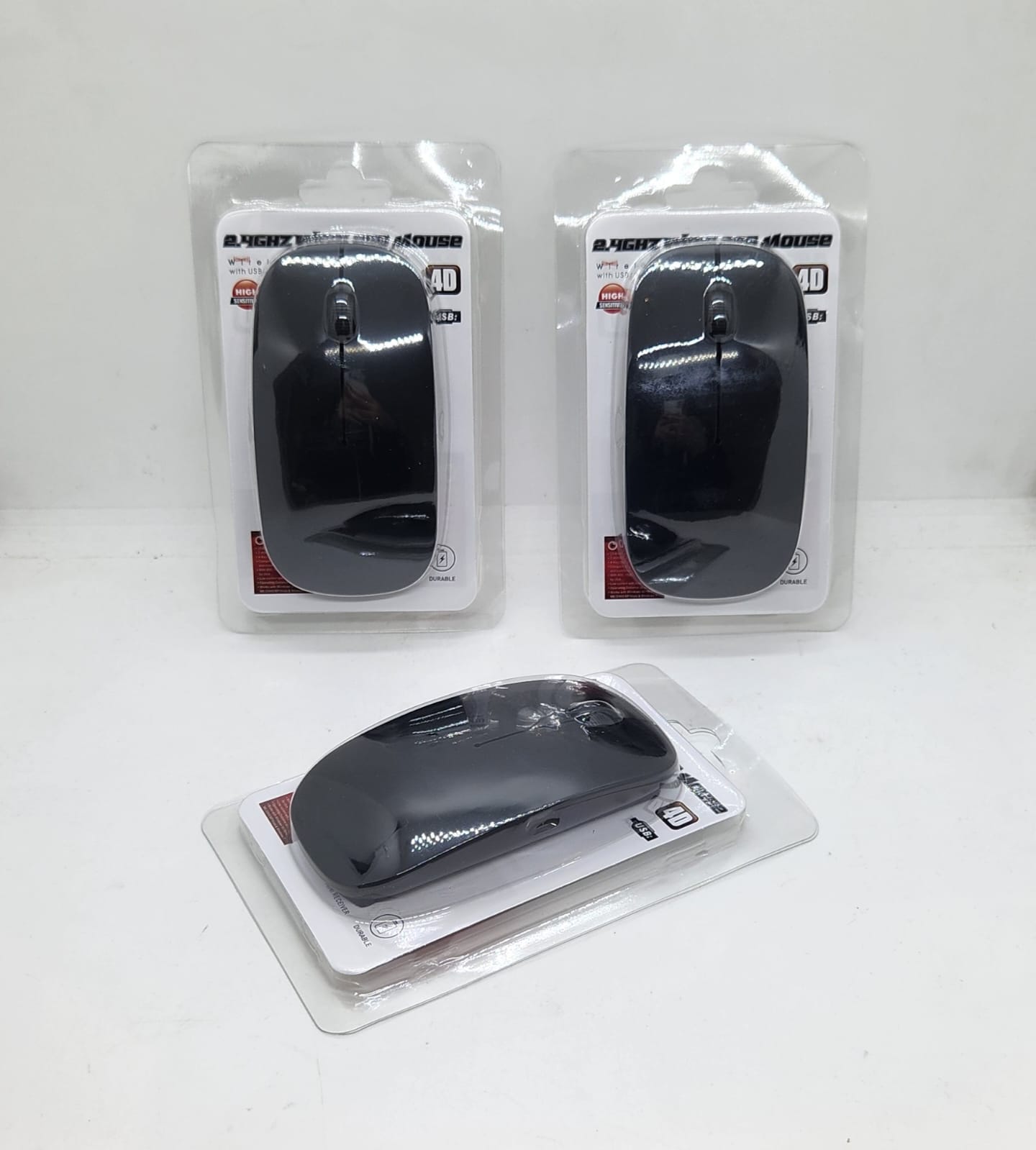 MOUSE INALAMBRICO A PILAS negro (MOUINA) -  -  -  